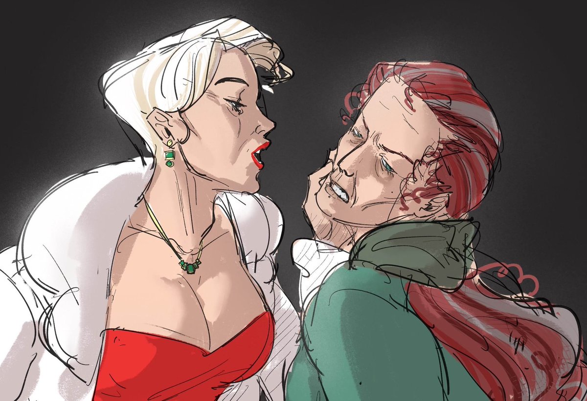 ripplesona's tweet photo. Nothing much for valentines just colored these two https://t.co/fgSnu9onMy