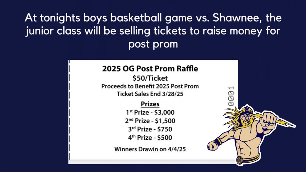 OG Shawnee Boys Basketball Junior Class Fundraiser