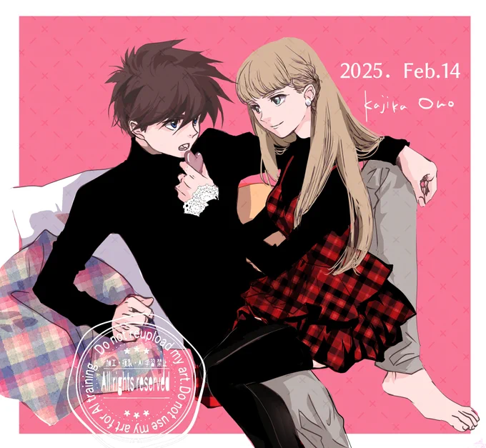 本当にヒイリリValentineの絵とか描いてる暇なくてー 