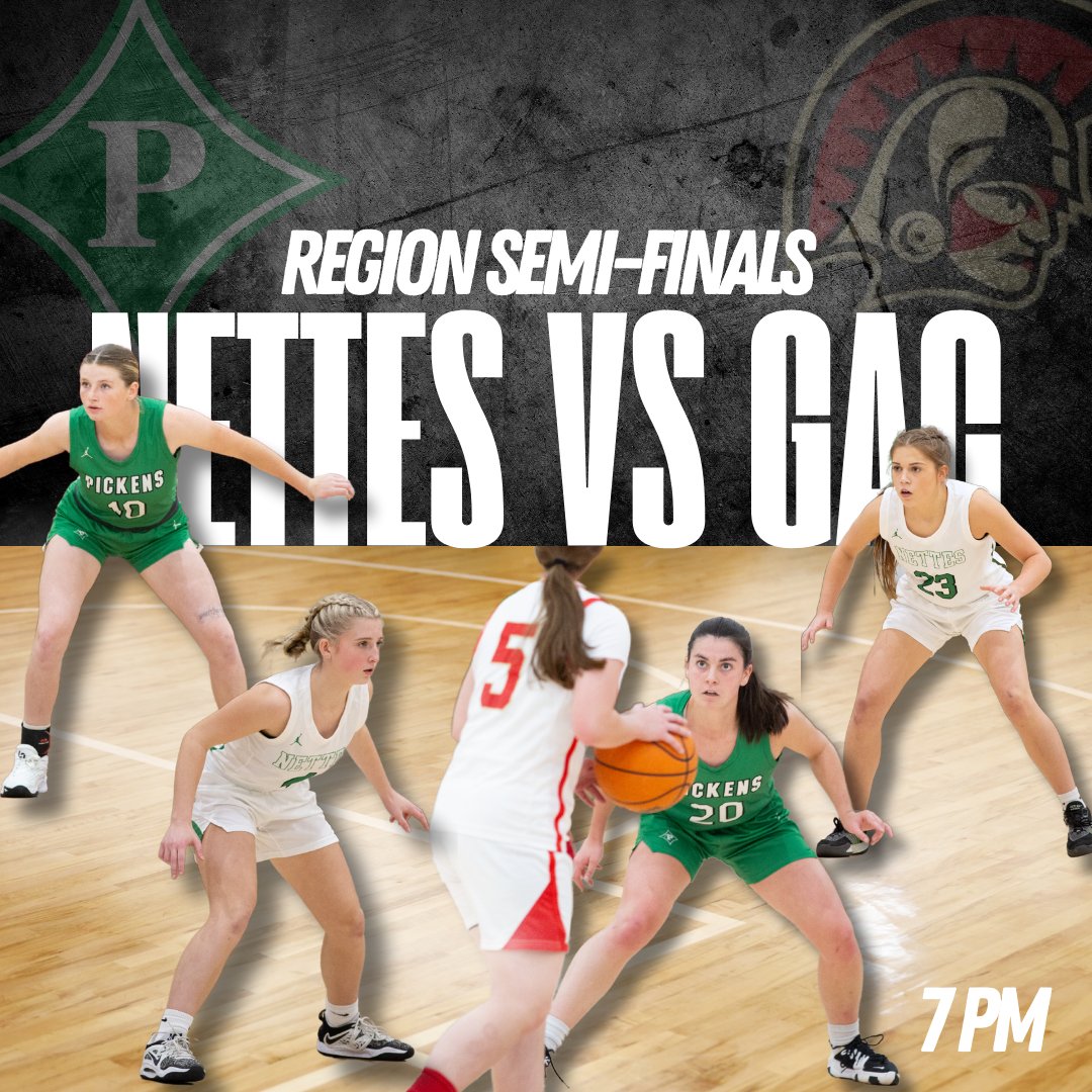 nettesbball's tweet photo. Your Nettes are ready to face GAC tonight in the region semi-finals. No doubt defense will be key in defeating the Spartans. Dragon Nation, we need you there and we need you to GET LOUD! 🏀💚 #GoNettes #RegionTournament #ChasingBest #DragonNation https://t.co/NJK0F578TA