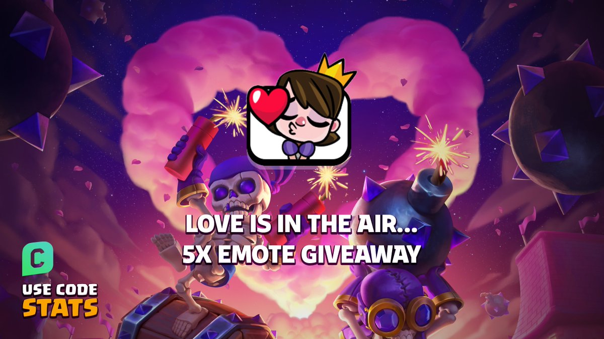 Didn't win the ID raffle today? We got a few Princess Kiss emotes to make up for it! To enter:

✅ Follow
🩷 Like
🔁 Retweet
🗨️ Tag your valentine's
💳 Use code stats (optional)

Winners announced on Monday!