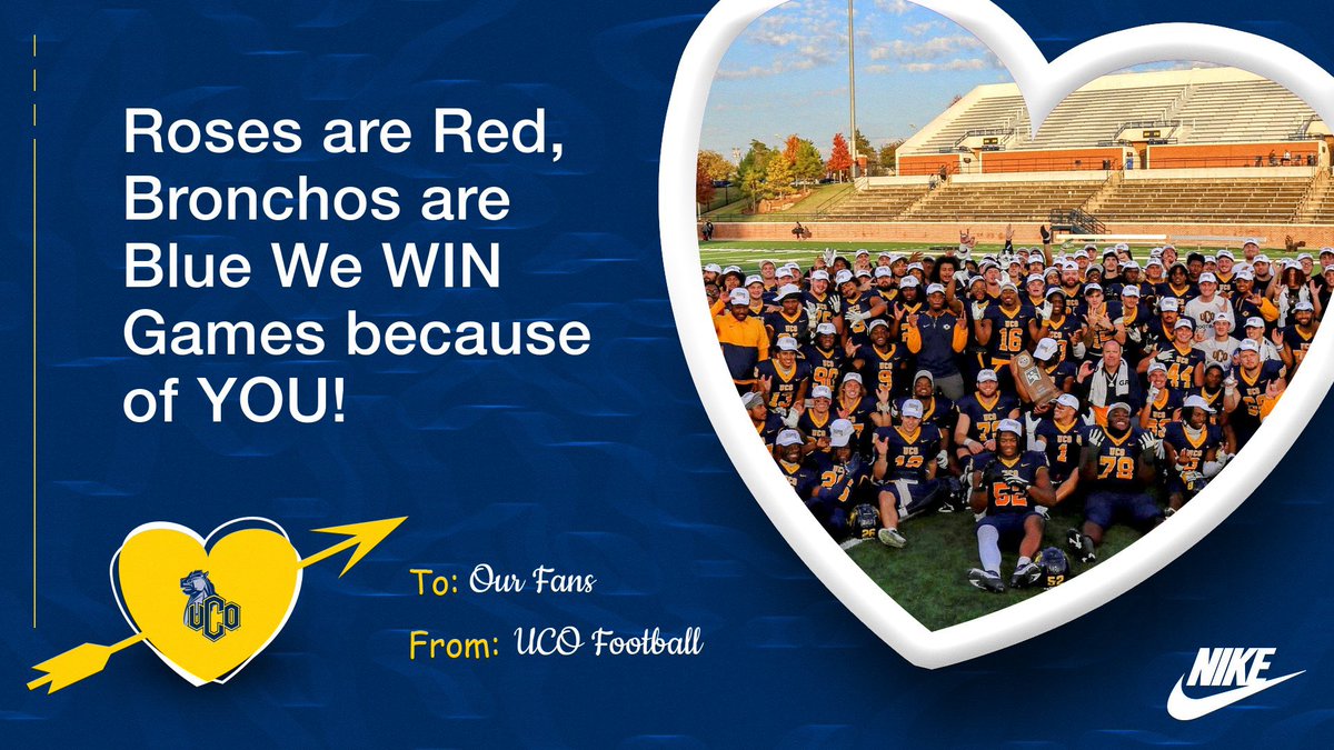 Happy Valentine’s Day! 🏈💛💙