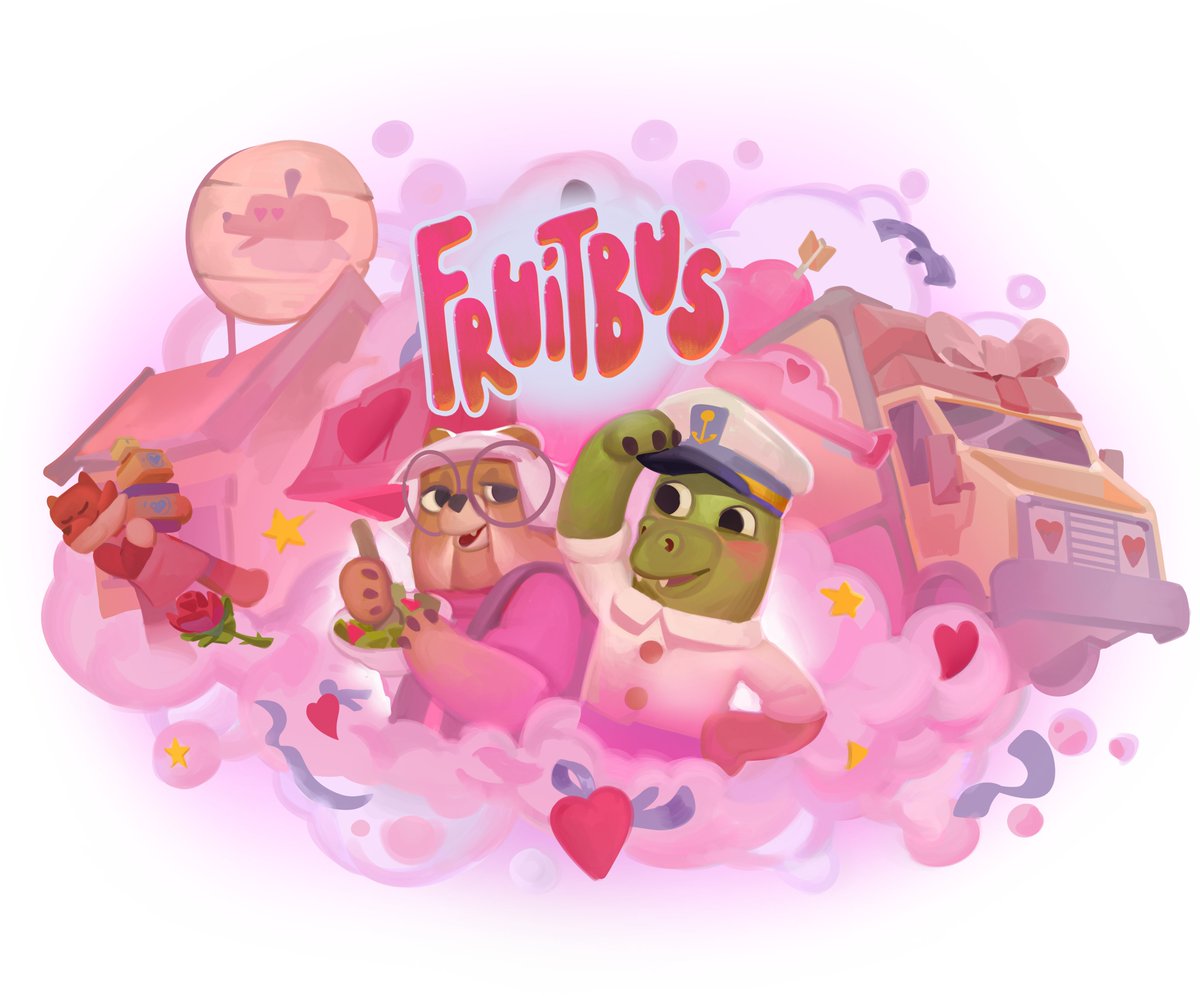 Love is in the air, Fruitbus Valentines Day event is now live!!! 

Event exclusive items up for grabs, keep em forever!

Get Fruitbus for 30% off and check out our lovely overhaul until the 28th!

store.steampowered.com/app/2484130/Fr…
