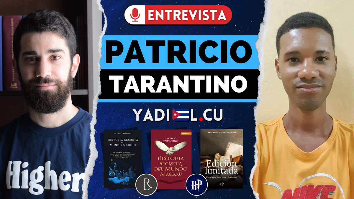 🚨🎙️🎁 ENTREVISTA| Hoy charlamos con <a href="/ColeccionistaHP/">Patricio - Coleccionista Harry Potter ⚡</a> sobre coleccionismo, la labor periodística de @RowlingLibrary, el masivo fenómeno alrededor de #HarryPotter y nuestra pasión por esta increíble saga. Gracias, Patricio, por esta oportunidad 💌

🔗 LINK: acortar.link/WB7VyC