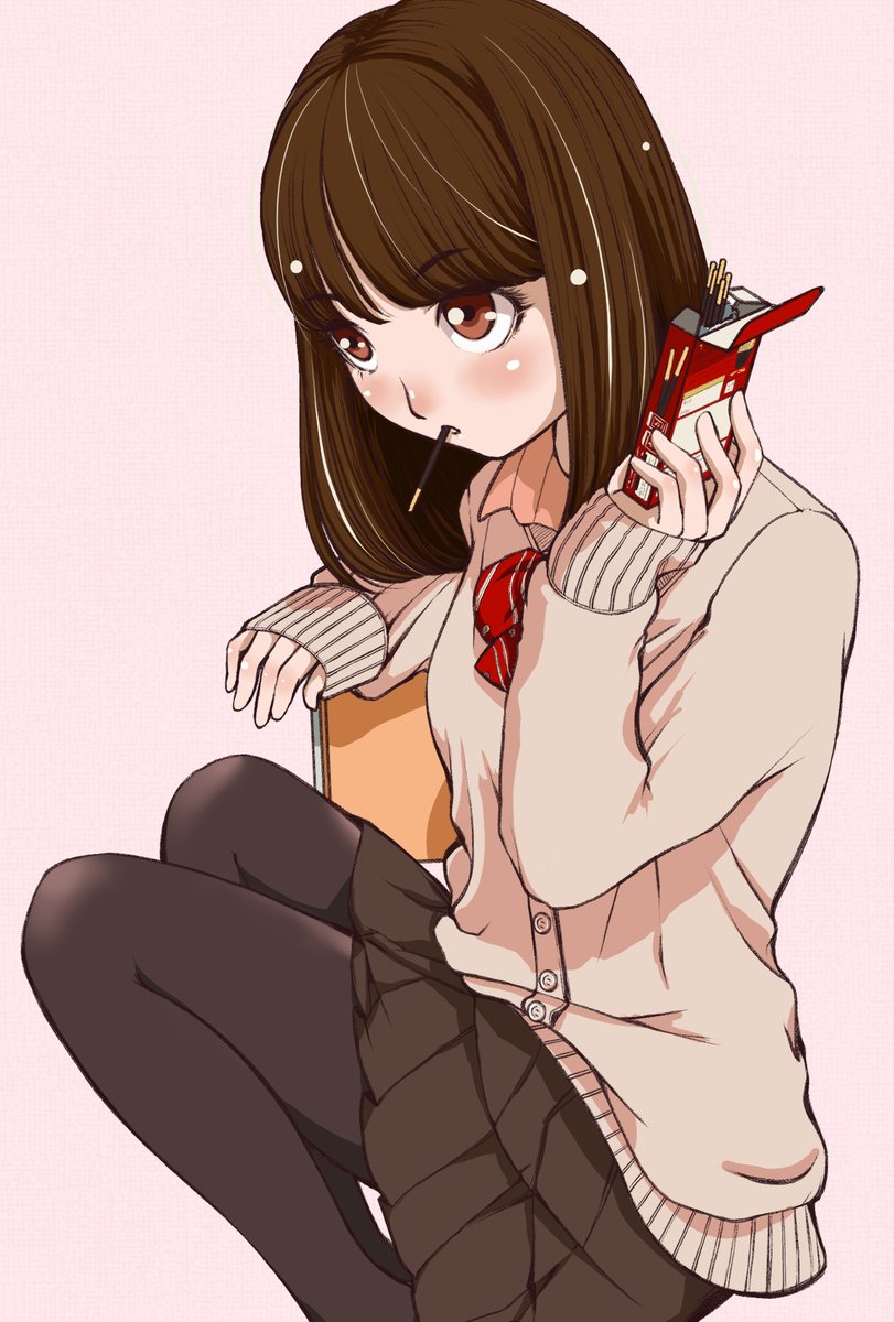 手描きイラスト 創作 バレンタインイラスト2025 だいぶ遅刻ですが、バレンタインイラストです😂 #illustration