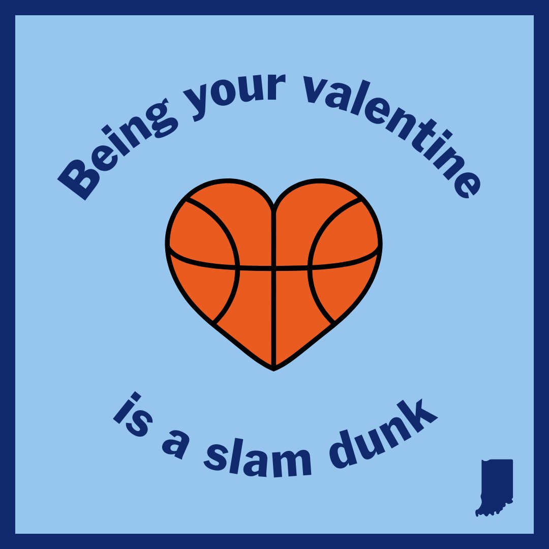 WorkForIndiana's tweet photo. Happy Valentine's Day from the State of Indiana! Our valentine is all Hoosiers but we've created some Indiana-themed valentines to share with your sweetheart. Some of them might be a little corny. ๐ฝ
#valentinesday #indiana #stateofindiana https://t.co/PSa5sIB5AC