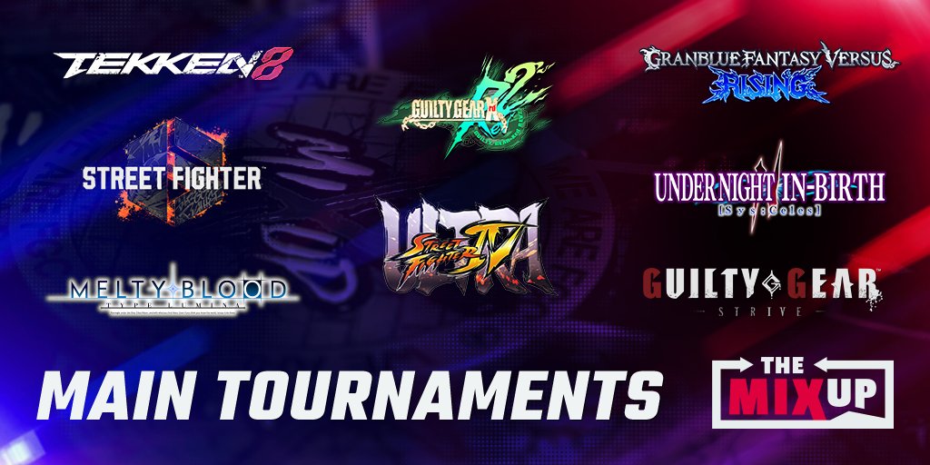 ❗Dear competitors ❗

🎮Here are the first games in the #THEMIXUP2025 lineup.

Stay tuned for further announcements and the opening of registration next week.

#WeAreFGC