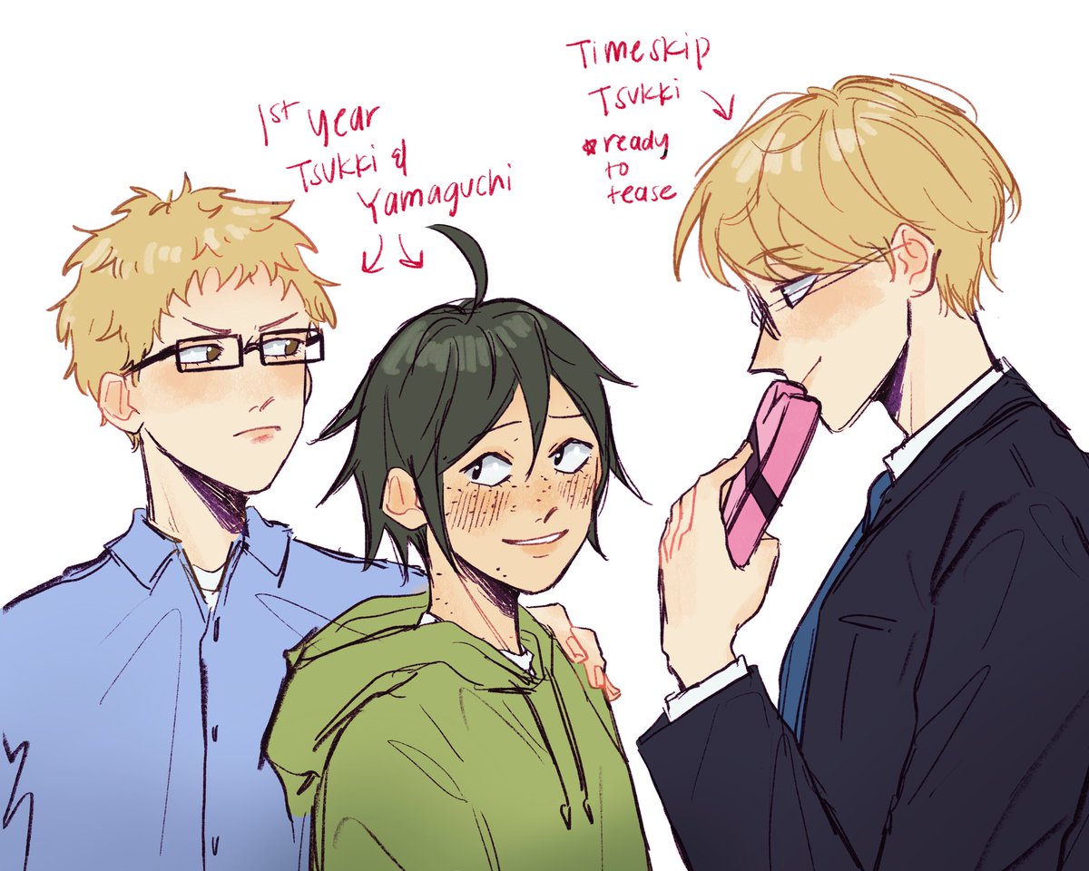 Another tkym valentine 💓💞💓💞 they look so baby next to timeskip tsukki, do they not 🥺🤧
#haikyuu #tsukkiyama