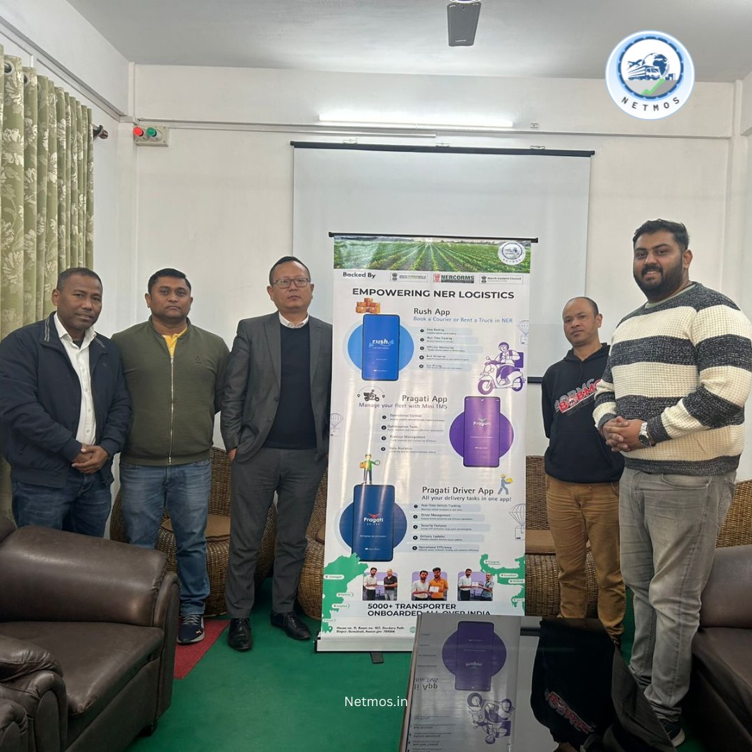 Netmos_India's tweet image. NETMOS: Transforming Northeast Logistics! 🚛

✅ 15K+ transporters onboarded
✅ Warehouses in all 8 NE states
✅ ₹100Cr+ projected growth
AI-driven, ULIP-integrated, and bridging supply chain gaps! 🚀
Thanks @JM_Scindia  @chanchal001   for the support!

#NETMOS #DigitalLogistic