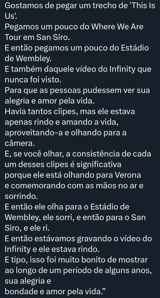 Me encontro chorando após ler a entrevista que o Ben Winston deu sobre a homenagem pro Liam no Grammy😭