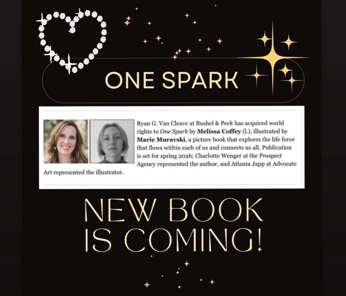 Melissa Coffey: FRIDGE-OPOLIS (@coffeycreative) on Twitter photo Happy 💖 Day! Ecstatic to announce my next #picturebook: ONE SPARK! Thanks to the team at Bushel & Peck Books, <a href="/ryangvancleave/">Ryan G. Van Cleave</a>, Marie Muravski, <a href="/WilbursBF_Char/">Charlotte Wenger</a> and my CPs! Happy 💖 Day! Ecstatic to announce my next #picturebook: ONE SPARK! Thanks to the team at Bushel & Peck Books, <a href="/ryangvancleave/">Ryan G. Van Cleave</a>, Marie Muravski, <a href="/WilbursBF_Char/">Charlotte Wenger</a> and my CPs!