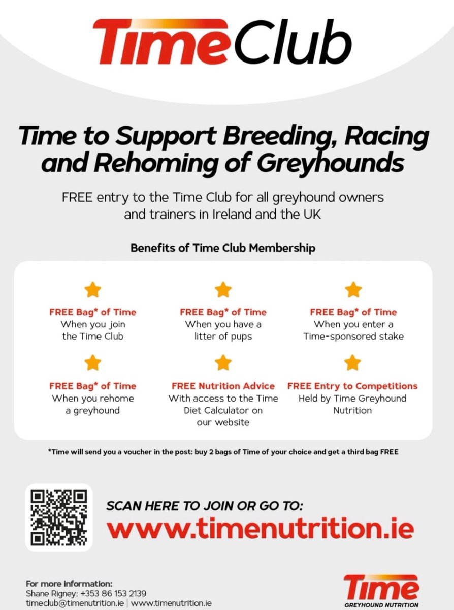 Time_Nutrition_'s tweet photo. Good luck to connections of all tonight’s runners in the @Time_Nutrition_ Join The Time Club Maiden Stayers Final 👊

It’s another great @RomfordDogs card and we’re heading there. Come and say hello - customers old and new 🤝

#TimeGreyhoundNutrition #TimeClub #TimeRecordBreaker https://t.co/OdzhIb2w3x