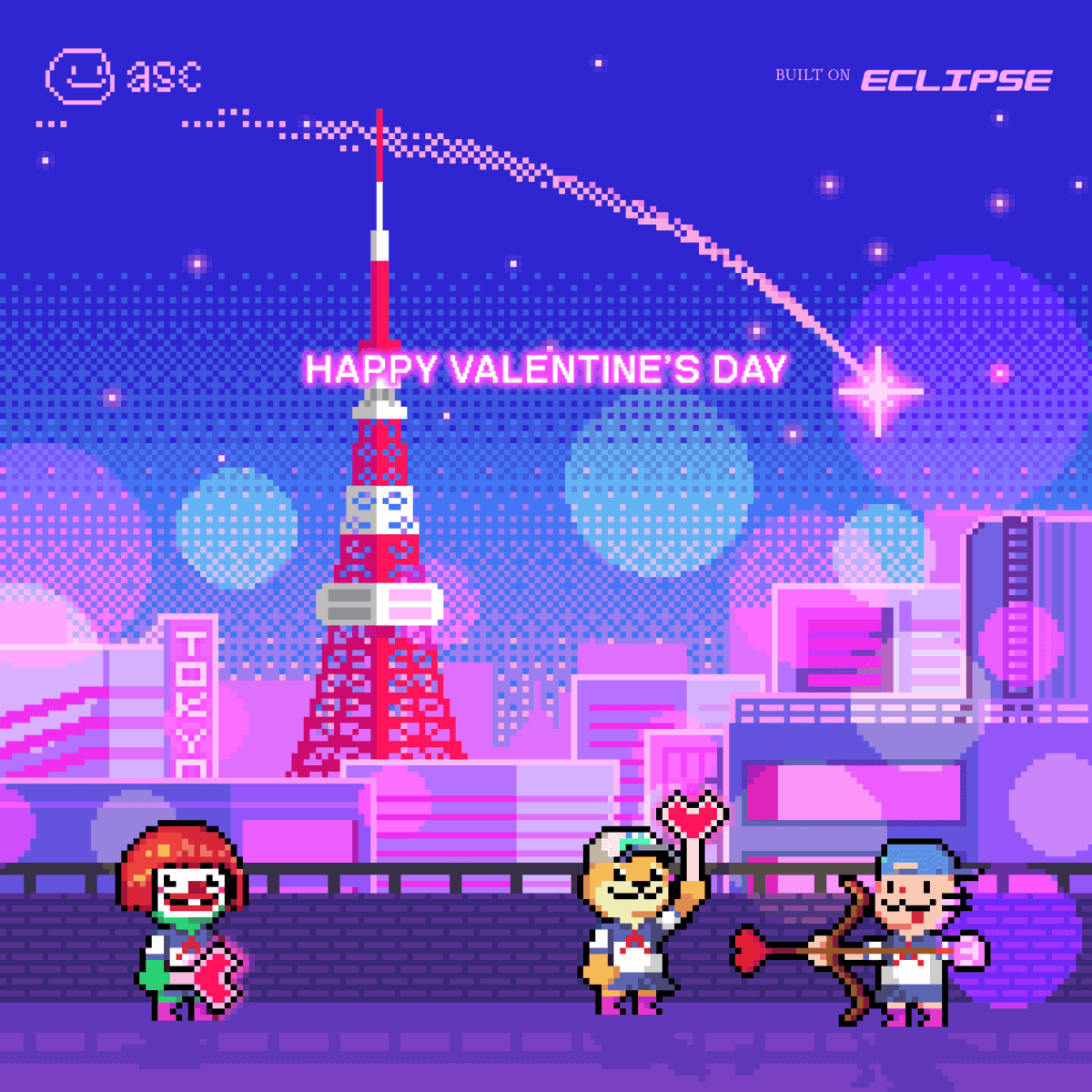 asclubnft's tweet photo. The Lunchbreak Committee presents:

💖💘💖💘 HAPPY VALENTINE'S DAY 💘💖💘💖

Built on @EclipseFND https://t.co/2HKqUjweUk