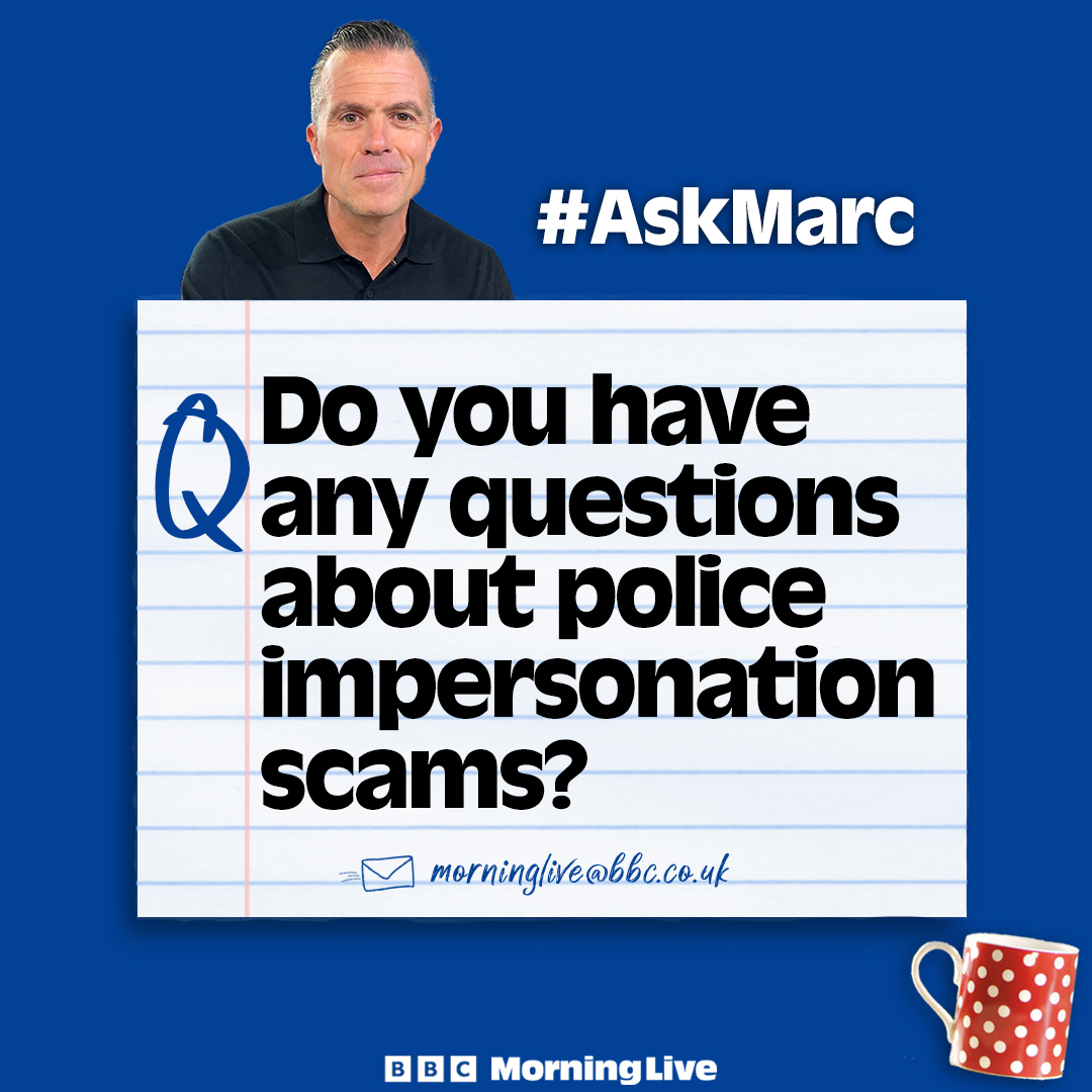 With so many scammers impersonating police, detective sergeant <a href="/HuntedMarc/">Marc Cananur</a> will explain how to check their identity, and what a real one will never ask you to do on Thursday.

Do you have any questions about this type of fraud? Let us know!