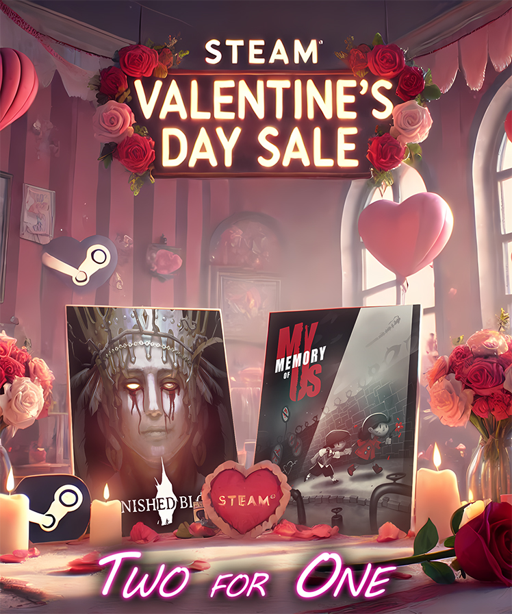 Happy Valentine's Day! ❤️ Opposites attract, just like our bundle featuring <a href="/MyMemoryOfUs/">My Memory of Us</a>  and Tarnished Blood!
Get two amazing games for the price of one! 
Check it out now!

store.steampowered.com/bundle/50461

#games #indiegames #Valentinesday2025