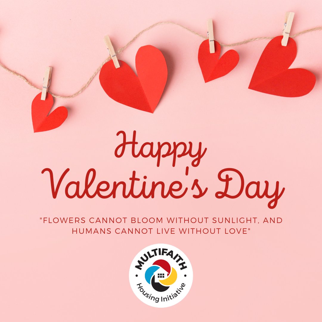 Sending love to all our tenants, staff, volunteers, partners and other friends. Happy Valentine’s Day! Have a great weekend ♥️