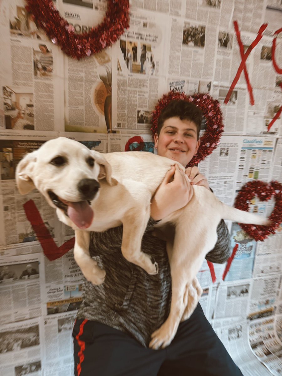 Happy Valentine’s Day from the Ainge’s! Chaos is our life and I hope it never changes!