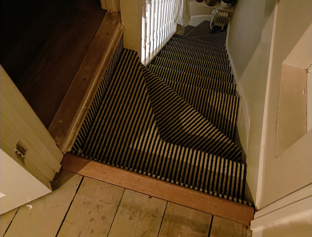EllieSurtees_OT's tweet photo. I've just bought a house and these are the steps between the two bedrooms. On one hand it's an OT's worst nightmare, but all I see is potential ๐๐ #onceanOT https://t.co/2dbuiop7rl