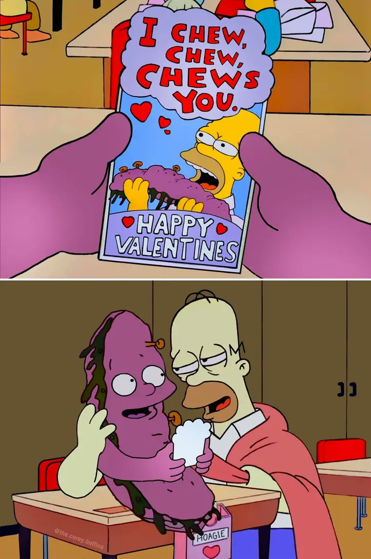 Cambone88's tweet photo. #ValentinesDay #TheSimpsonsGoats #TheSimpsons #SimpsonsForever https://t.co/8xCoZixqQn