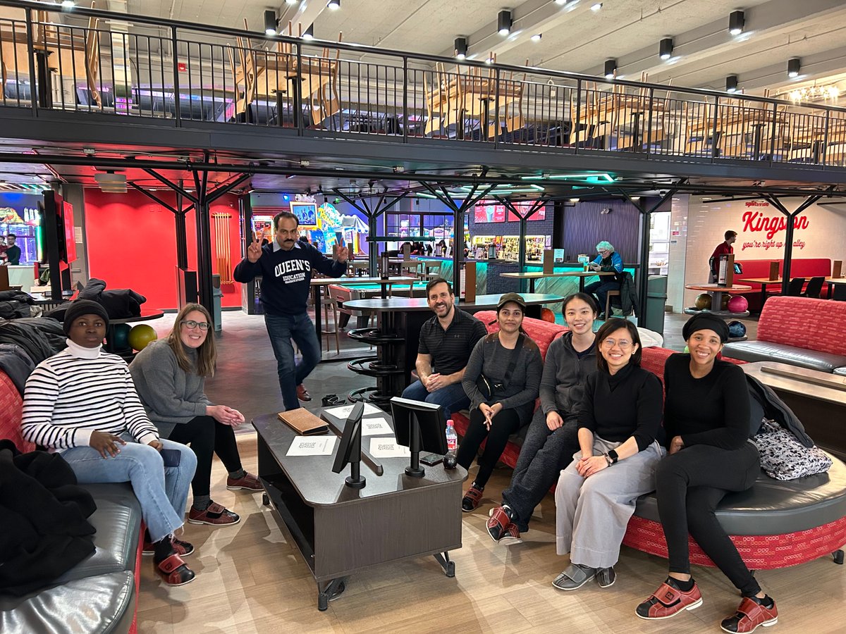 AEGQueens (@aegqueens) on Twitter photo Thanks to everyone who joined our bowling event! We’re grateful to the grad students, faculty, & family/friends who made it a memorable night.🎳
Up next, we're teaming up with <a href="/QueensEGSS/">Queen's EGSS</a> for an event on Feb 26! Don’t miss the chance to learn about comps & postdoc opportunities! Thanks to everyone who joined our bowling event! We’re grateful to the grad students, faculty, & family/friends who made it a memorable night.🎳
Up next, we're teaming up with <a href="/QueensEGSS/">Queen's EGSS</a> for an event on Feb 26! Don’t miss the chance to learn about comps & postdoc opportunities!