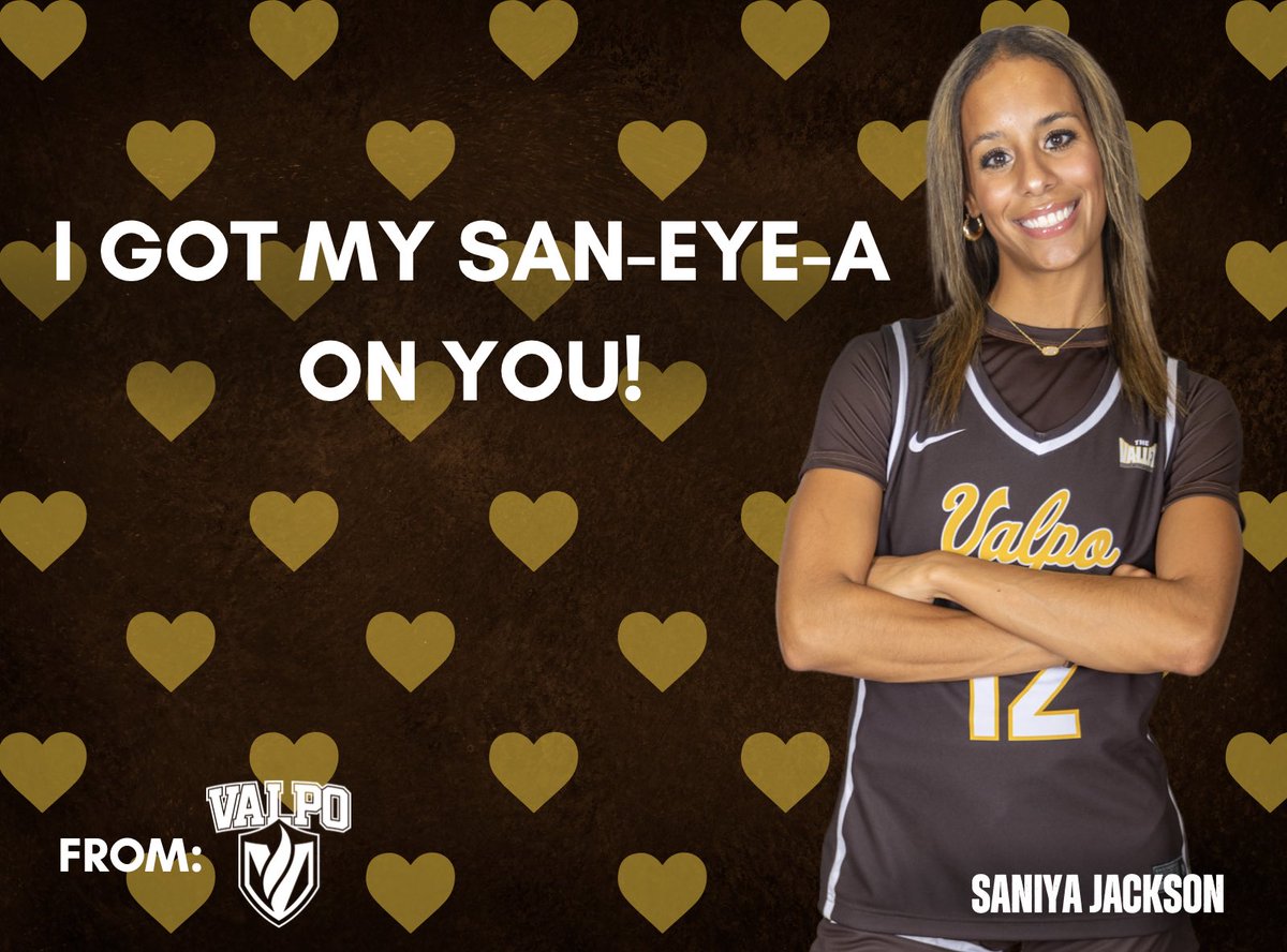 ValpoWBB's tweet photo. XOXO, ValpoWBB 🤎💛

#RingTheBell | #GoValpo https://t.co/VD31uFmbde