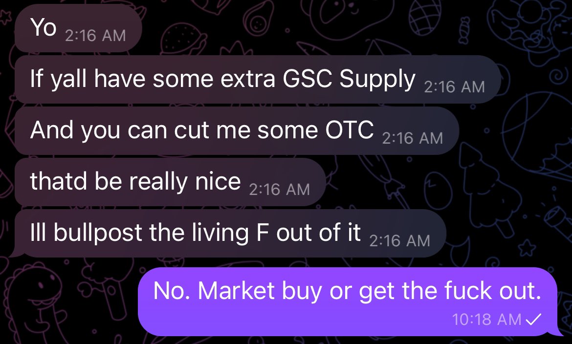 The proud sisters of $GSC are pure.