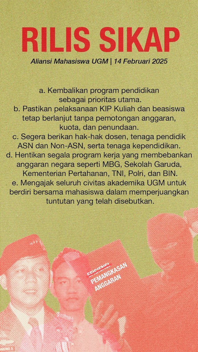 Aliansi Mahasiswa UGM (@ugmbergerak) on Twitter photo 