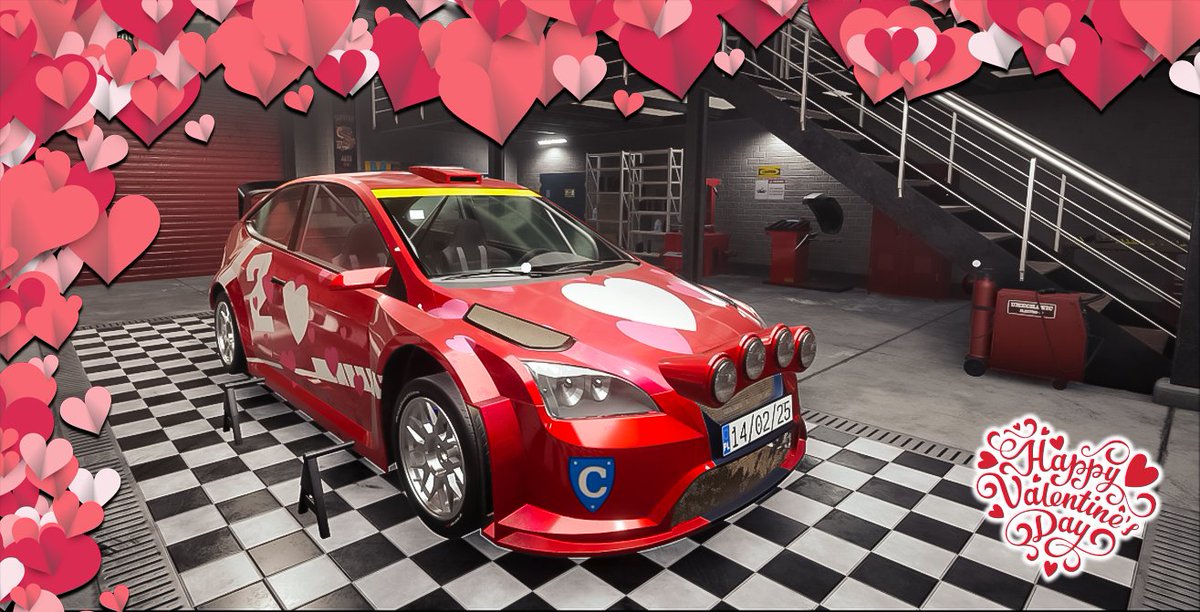Love is in the air… and on the track! 🚗❤️ 
We’re celebrating with a special Valentine’s Day livery, because every car deserves a little love! 😍
Drop a pic of your dream car or the ride you love the most in the comments! Let’s see what fuels your passion! 🔥
#Valentinesday2025