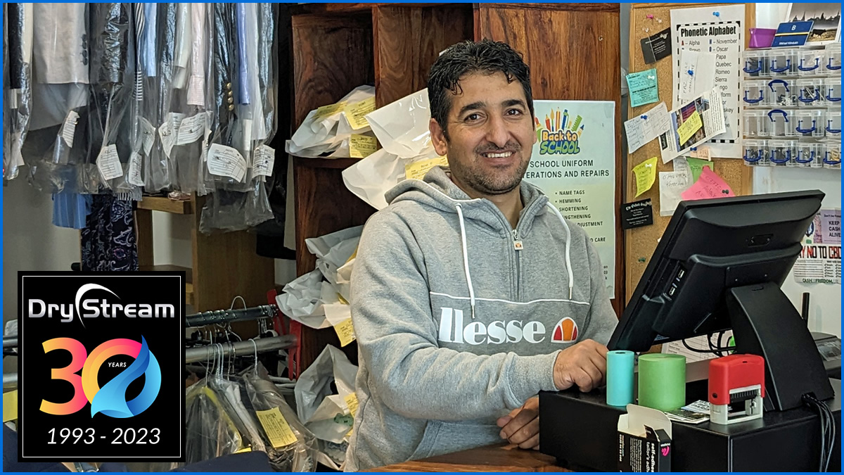 Of  course DryStream is the best EPoS system for dry cleaners and  launderers. But also for tailors. Here's Summertown Tailoring, now with the most professional EPoS  installation from DryStream. #besteposfordrycleaners #nomonthlycharges #drystream #drystreamepos