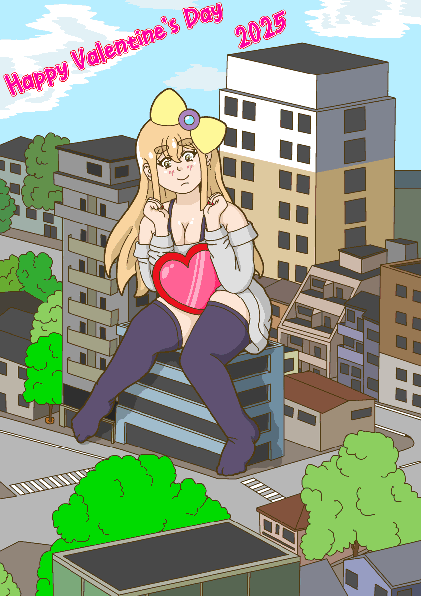 Happy Valentine's Day 

Here's the annual Magical Tsara art.  

Bluesky is my main account, so follow me there too please.

#valentine #Valentinesday2025 #valentinesday #valentine #giantess