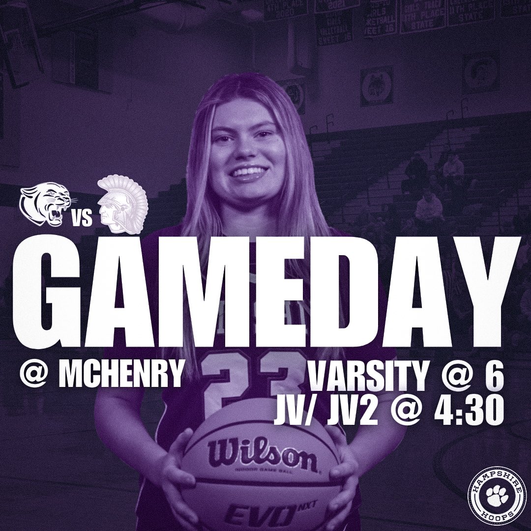 🚨 GAME DAY! 🚨
🆚 The Warriors 
📍 McHenry
🕟4:30 Tip JV
🕕 6:00 Tip Girls Varsity

JV2 will play Saturday at 10:00

#Family🤍🏀💜
#SometimeYouSometimesMeAlwaysUs

Photo Cred: @fabesflicks