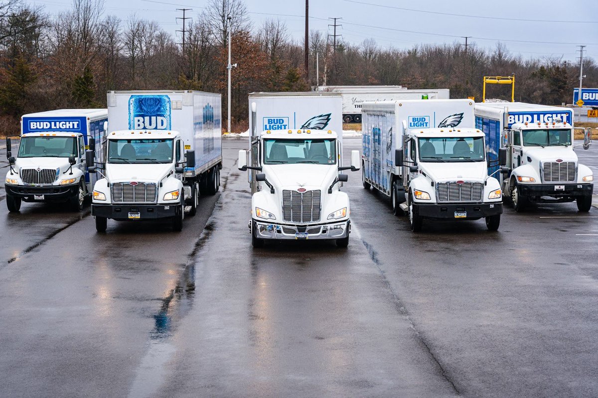 Front Office Sports (@fos) on Twitter photo Saquon Barkley has gifted each of his offensive linemen a full truckload of Bud Light after the Eagles won the Super Bowl.
(h/t <a href="/JClarkNBCS/">John Clark</a>) Saquon Barkley has gifted each of his offensive linemen a full truckload of Bud Light after the Eagles won the Super Bowl.
(h/t <a href="/JClarkNBCS/">John Clark</a>)