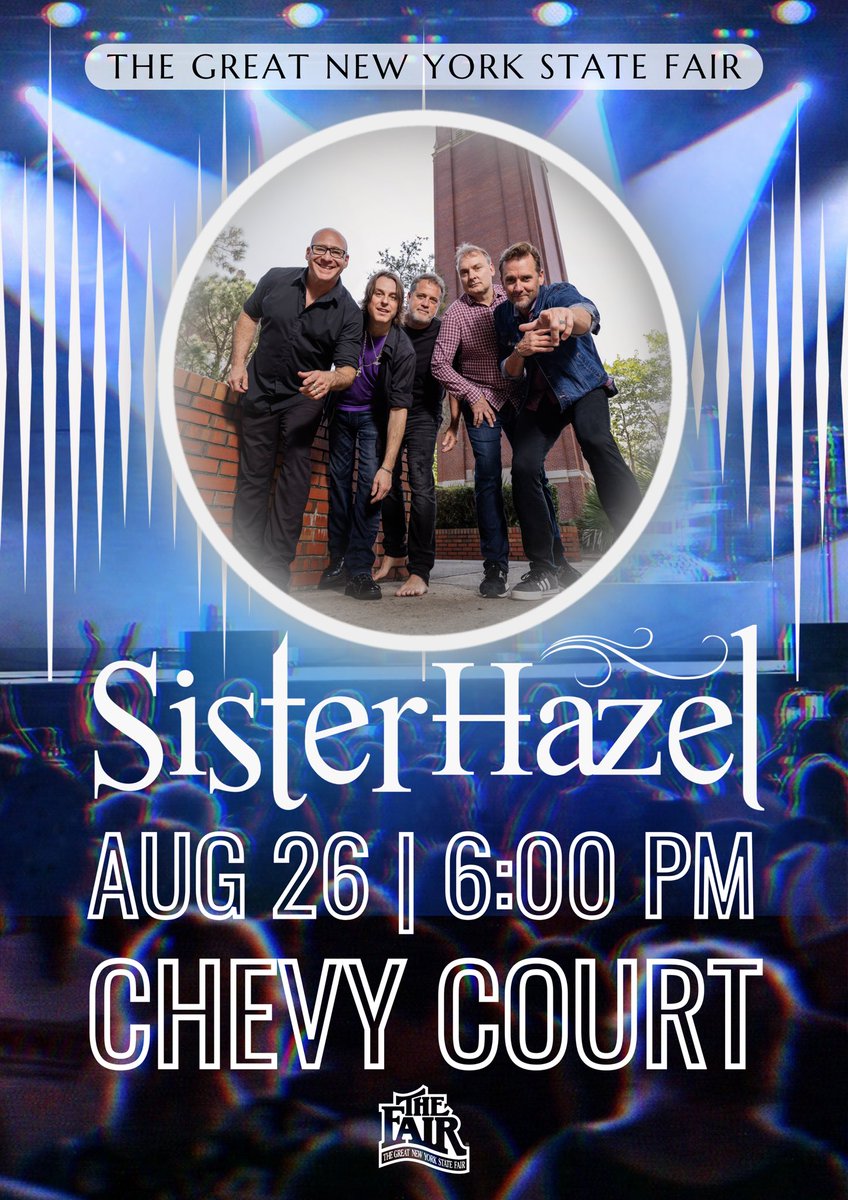 Valentine’s Day is the perfect day to celebrate love and affection and The Great New York State Fair wants fairgoers to know it’s all for you as The Fair has announced Sister Hazel will perform at Chevy Court on Tuesday, August 26 at 6:00 p.m. 😍