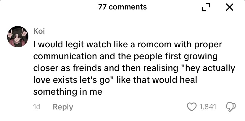 it’s called when Harry met sally and it’s like the most famous rom com of all time