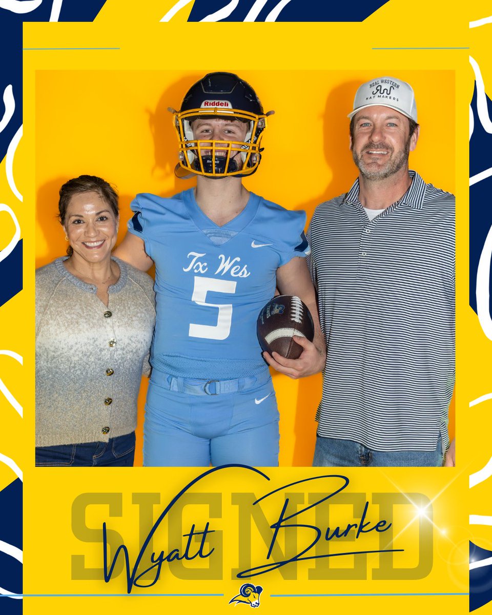 OFFICIAL ✍️              

Rams Nation Welcome <a href="/WyattBurke03/">Wyatt Burke</a>