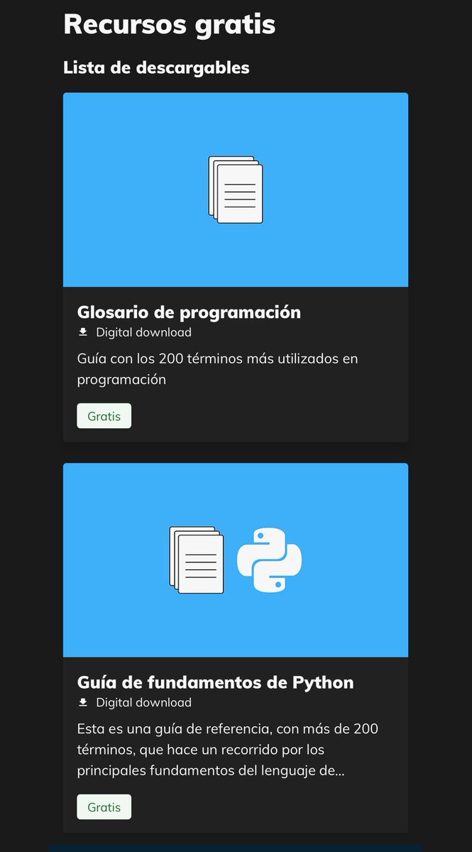 Si estabas esperando una carta por San Valentín, yo puedo enviarte una con mis guías de programación gratis:

- Glosario de programación con los 200 términos más utilizados (57 páginas).
- Guía de fundamentos de Python (20 páginas).

Las tienes en:
campus.mouredev.pro/pages/recursos