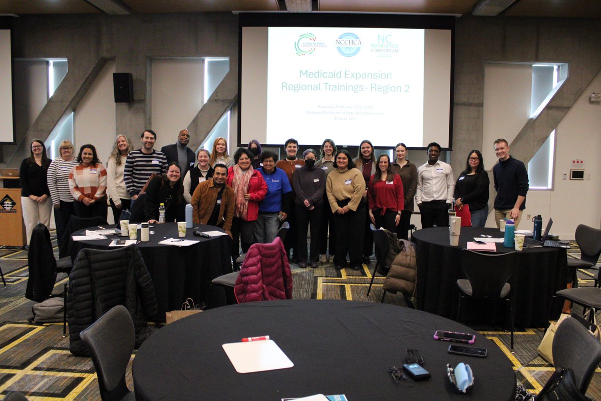 A huge thank you to everyone who attended the Medicaid Expansion Regional Trainings in Raleigh &amp; Boone! Grateful for our partners NCCHCA &amp; CareShareHealth for making this happen. Stay tuned for more ways to get involved! #MedicaidExpansion #NCHealth