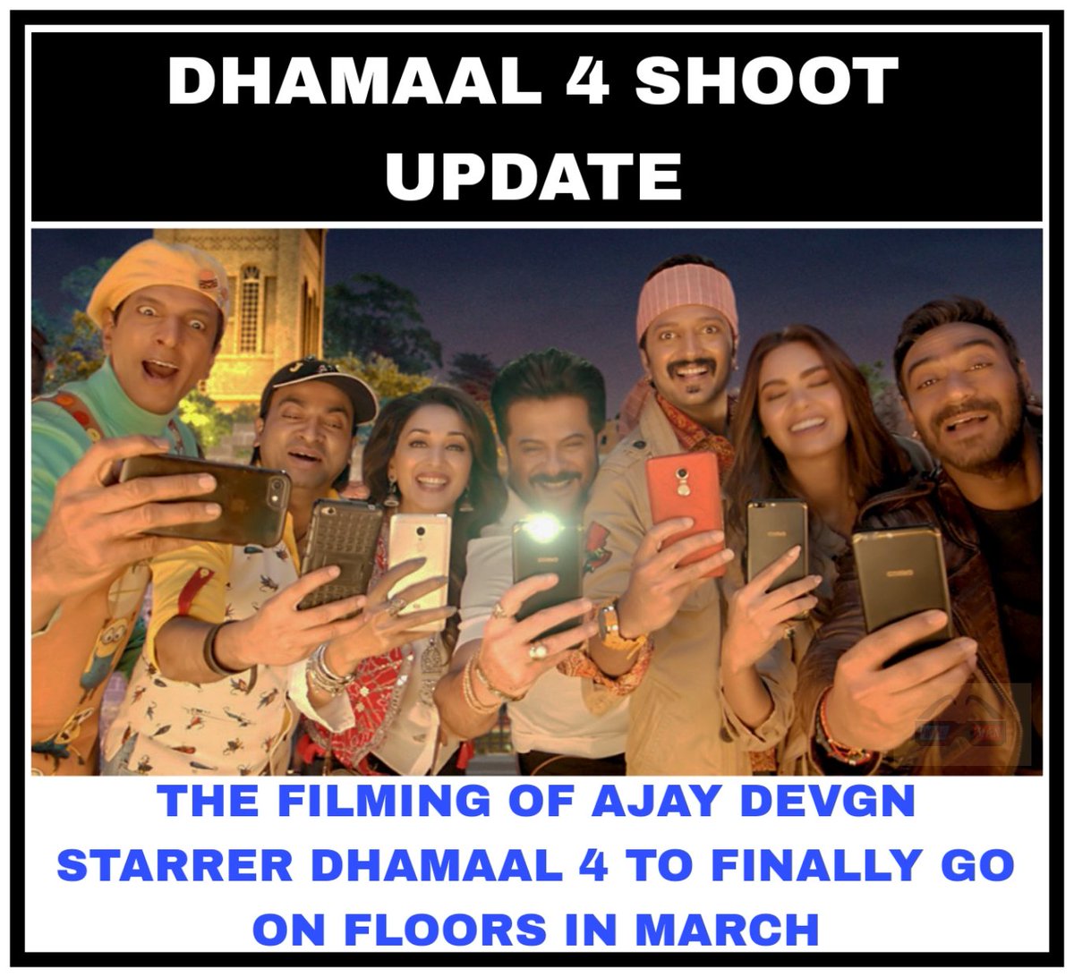 moviemanblogger's tweet photo. CURRENTLY PRE-PRODUCTION IS IN FULL SWING
.
.
#ajaydevgn #dhamaal4 #riteishdeshmukh #javedjaffrey #eshagupta #madhuridixitnene #anilkapoor #inderkumar #arshadwarsi #moviemanblogger
.
.
@moviemanblogger https://t.co/svYVgrtTVT