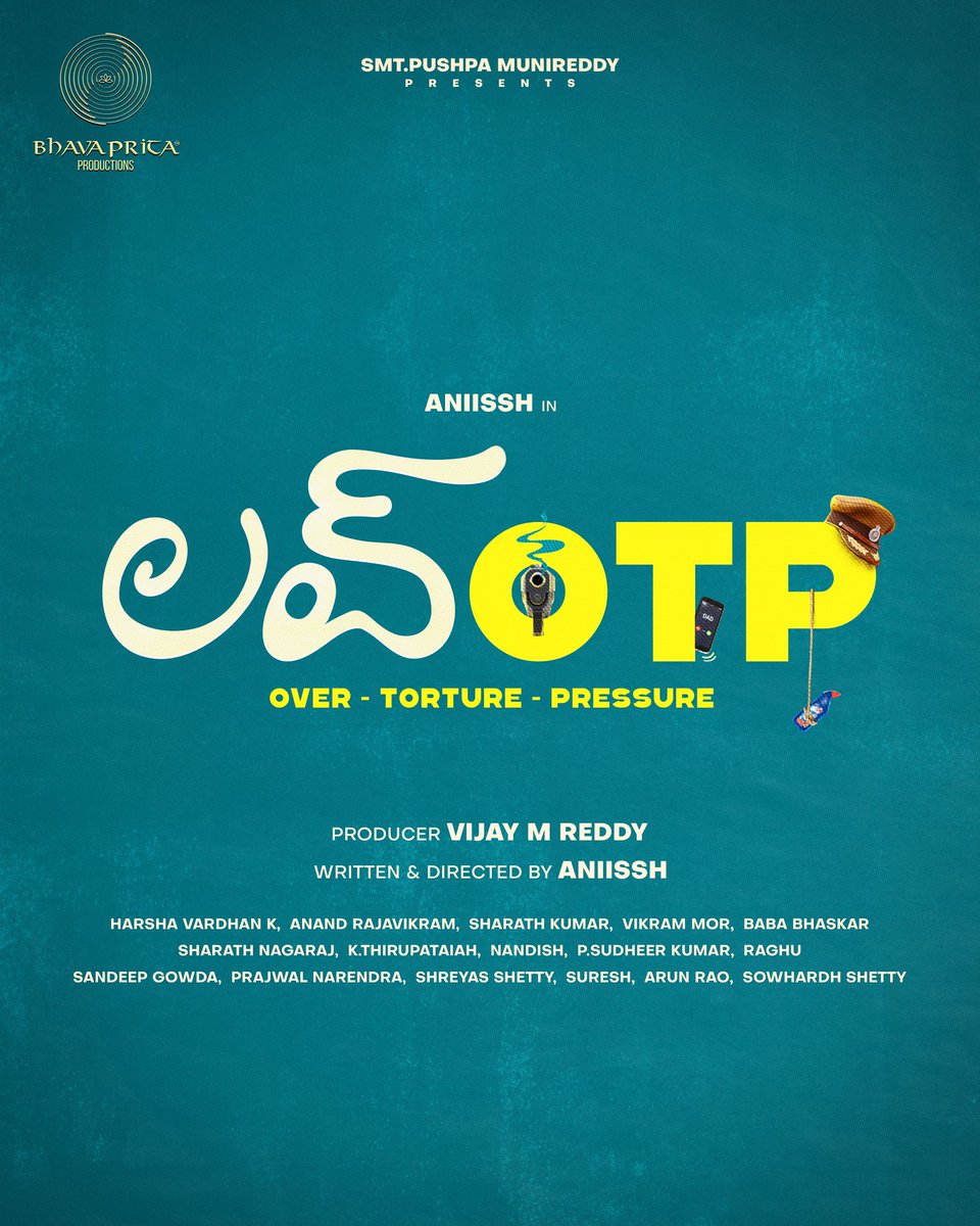 Overwhelmed with joy to announce my debut in Tollywood as director and actor with #LOVEOTP Movie ! Huge thanks to Vijay M Reddy “Bhavaprita Productions Pvt Ltd “ for believing in me and making this project possible.

Special mention to the talented Raajeev Kanakala Anna your