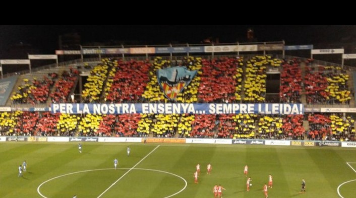 OmniumLleida's tweet photo. Ara i sempre: Visca el Lleida i Visca Catalunya ✊🩵 https://t.co/OqAMAUGARh