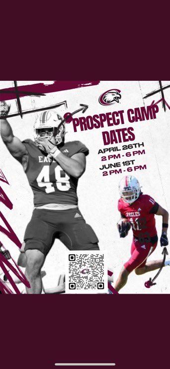 Thank you for the camp invite! <a href="/CoachZacharias/">Coach Zacharias</a> <a href="/CSCFootball/">Chadron State Football</a>