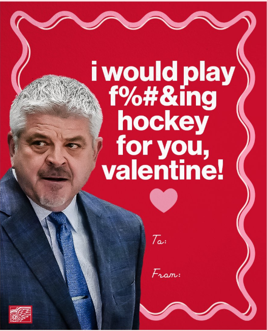 HockeytownRD's tweet photo. The ToddFather is our forever Valentine ♥️🐙

#LGRW #RedWings #TheToddFather #InToddWeTrust https://t.co/IJDtiZj5uF