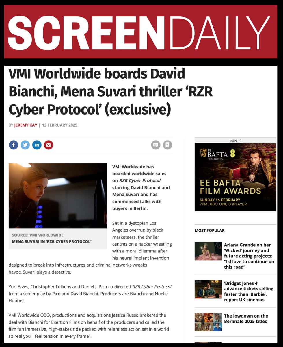 MILLIONS WORLDWIDE will see <a href="/RZRseries/">RZRSeries</a> as a feature film. The masses will consume my vision. 
 
screendaily.com/news/vmi-world…