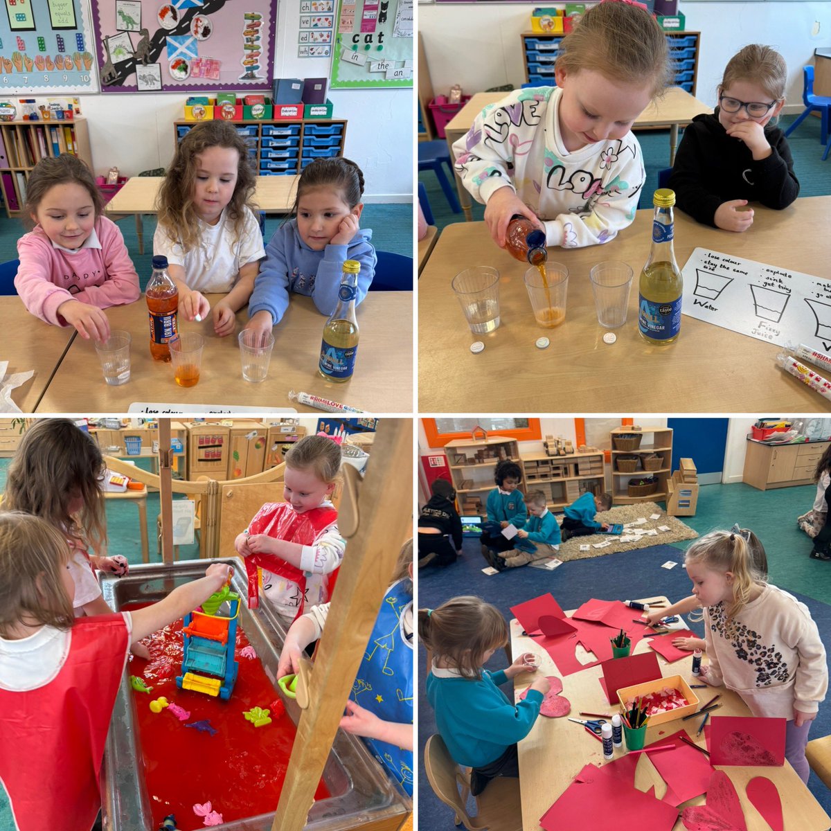 Happy Valentine’s Day❣️ P1 had a whole day dedicated to Valentine’s Day where they got to make cupcakes, cards, hearts and carry out an experiment with love heart sweets 🫶🏻 We were definitely feeling the love today🥰#purposefullearning #IDL