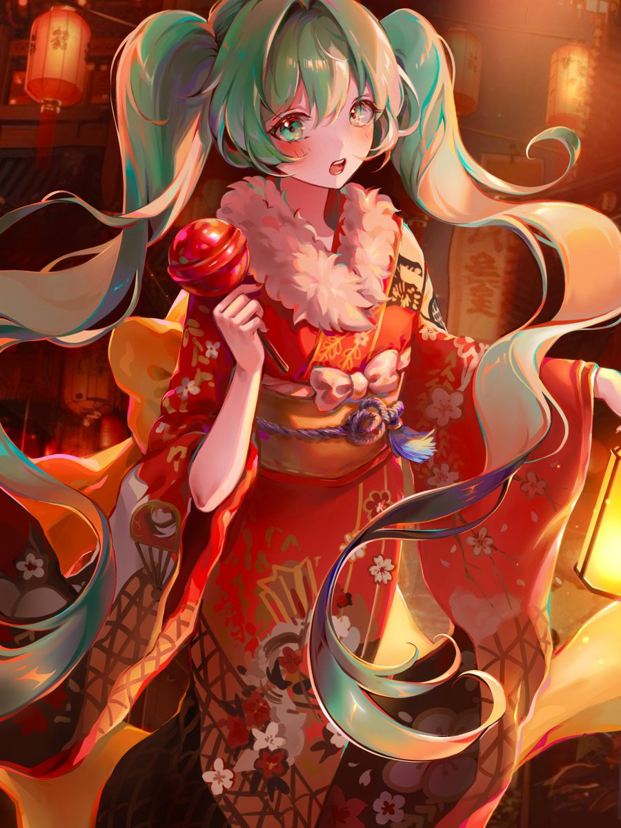 #그림 #미쿠 #일러스트 #아이패드 #프로크리에이트 #미술 #연구작 #기모노 #일본 
너무 오랜만에 열심히 그린거 올려봅니당!!