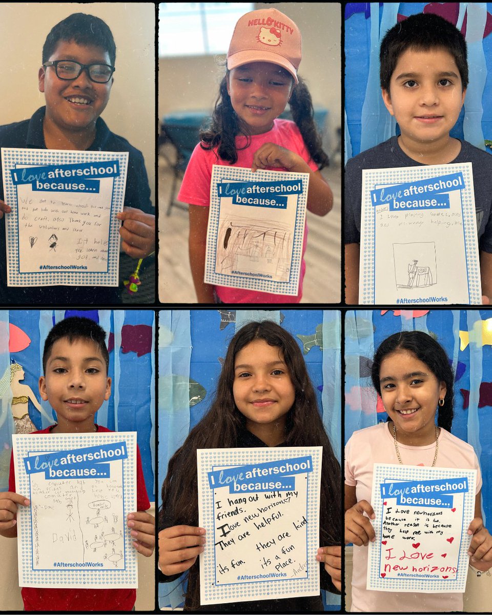 NewHorizonsSWFL's tweet image. Why do we love afterschool? It gives our youth a chance to share their voice! Look at what our students have to say about why they ♥️ afterschool! #IHeartAfterschool @afterschool4all