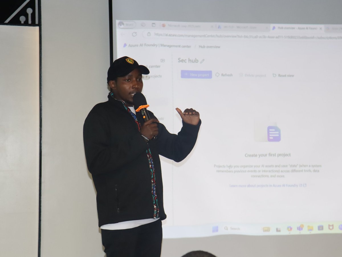 Pooncharaat's tweet photo. I had a resounding moment presenting during training for trainers under #microsoftleap on Azure #AIFoundry. We dived into creating provisioning Azure AI services in your project and Deploying a base model for your solutions depending on your need.
#AI #aiservices #copilot #Agents https://t.co/O4EuCIADAQ