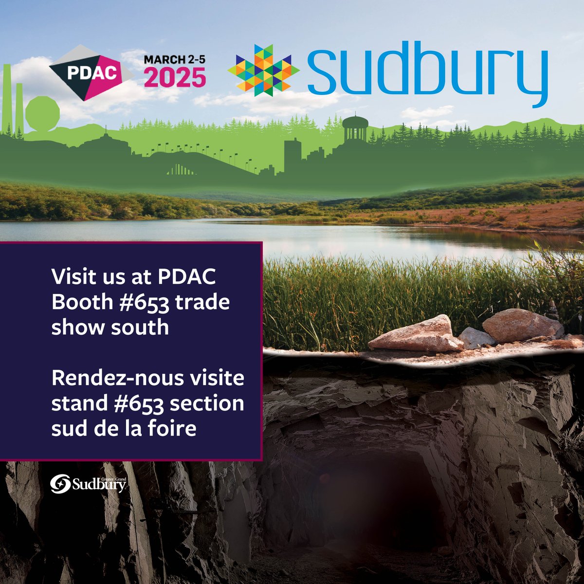 Resourceful City Sudbury (@resourcefulcity) on Twitter photo It's one of the best times of the year, time for <a href="/the_PDAC/">The Official PDAC</a> 2025! ⛏️
If you're attending this year, be sure to stop by and visit our team at booth #653 in the South Hall. We'll have the list of all Sudbury companies at PDAC, and a new map to share!
See you in a few weeks! It's one of the best times of the year, time for <a href="/the_PDAC/">The Official PDAC</a> 2025! ⛏️
If you're attending this year, be sure to stop by and visit our team at booth #653 in the South Hall. We'll have the list of all Sudbury companies at PDAC, and a new map to share!
See you in a few weeks!