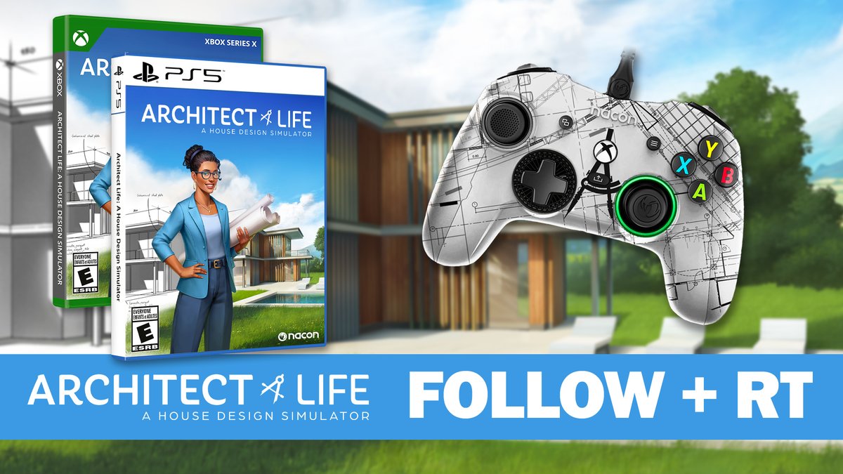 ArchiLifeGame's tweet image. 🎁GIVEAWAY🎁

To celebrate the upcoming Architect Steam demo release on February 19th, we're giving you a chance to win a copy of the game AND a custom Xbox Revolution X Pro Controller (PC compatible)! 🎮🔥

1⃣ RT this post
2⃣ Follow @ArchiLifeGame