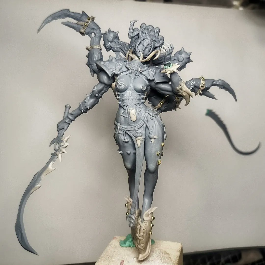 1927822LE's tweet image. Slaanesh Demon Prince
Transformed from a Battle Sister
由战斗修女转化的色孽恶魔亲王
#battlesisters
#slaanesh
#warhammer40k